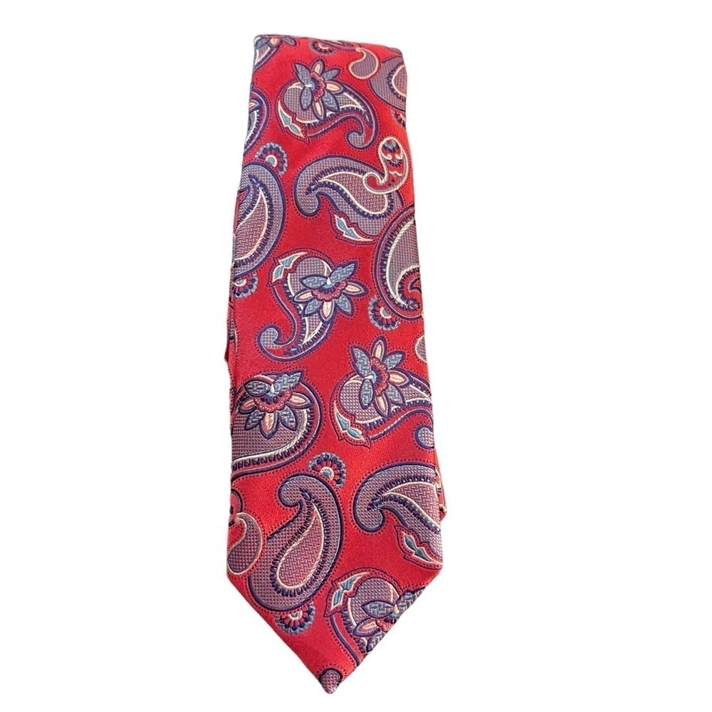 Altea Silk Paisely Tie Pink - Picture 2 of 10